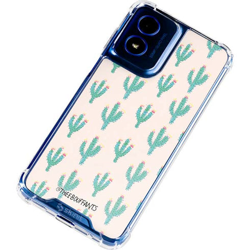 Bouffants and Broken Hearts Cacti 3 Moto G 5G (2024) Clear Case